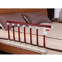 LHHL Stainless Steel Bed Rail Safety Assist Handle Bed Railing for Elderly & Seniors Children Folding Hospital Bedside Grab Bar Bumper Handicap Medical Assistance Devices (Size : 97X40CM)