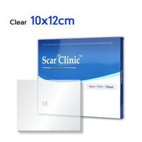 Scar Clinic Clear 4.72" x 3.94" Transparent Scar Healing Gel Sheet