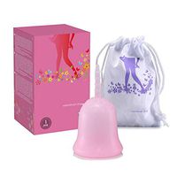 LWWOZL Menstrual Cup | Reusable Period Cups | Tampons and Pad Substitutes | Regular and Heavy Flow Multi Size Optional (Color : Pink, Size : S)