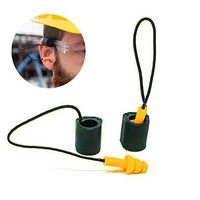 Earplugs That Attach to Safety Glasses | Safety Wear | Hearing Protection with Plug Storage Case for Eyewear and Sunglasses | 27/29 NRR