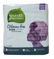 Seventh Generation - Maxi Pads - Chlorine Free - Overnight With Wings - 14 Pads - (Pack of 12)