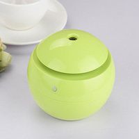 Tloowy Mini LED Aroma Essential Oil Diffuser USB Ultrasonic Air Humidifier Purifier Atomizer for Office Home Bedroom Living Room Study Yoga Spa (Green)