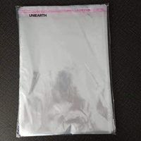 8" x 12" Self Seal Clear Cello Cellophane Bags Resealable Plastic Apparel Bags Perfect for Packaging Clothing, T-Shirt, Brochure, Prints, Handicraft Gift Bags