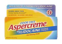 Aspercreme with Lidocaine Maximum Strength Pain Relief Cream, 4.7 oz.