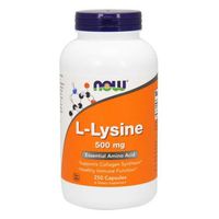 Lysine, 500 mg, 250 Caps by Now Foods (Pack of 3)