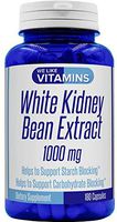 White Kidney Bean 1000mg – 180 Capsules – White Kidney Bean Supplement – Helps to Support Carbohydrate and Starch Blocking for Healthy Weigh