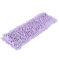 Sugoyi Mop Cloth, Cleaning Pad Mop Cover Reusable Mop Pads Cloth - Flat Replacement Heads for Wet Or Dry Floor Cleaning(Purple)