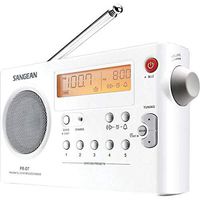 Digital Am/FM Portable Radio in White