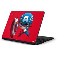 Skinit Decal Laptop Skin for Chromebook 3 11.6in 500c13-k01 - Officially Licensed Marvel/Disney Baby Captain America Design