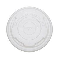 Karat Earth KE-KDL90 8 oz Paper Food Containers Compostable Flat Lids (Pack of 1000)
