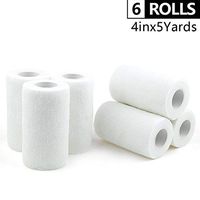 AUPCON Cohesive Bandages Self Adhesive Bandage Vet Wrap Bulk Self Adherent Wrap Non-Woven for Pets Animals & Ankle Sprains & Swelling Supply, FDA Approved 4 Inches x 5 Yards