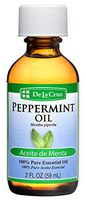 De La Cruz Pure Peppermint Essential Oil, Steam-Distilled, Bottled in USA (2 Ounces)