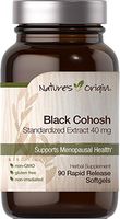 Nature's Origin Black Cohosh Standardized Extract 40 mg-90 Rapid Release Softgels