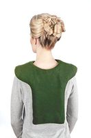 Sunny Bay Microwave Shoulder and Upper Back Heat Wrap (Large, Green)