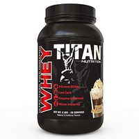 Titan WHEY Premium Whey Protein Powder for Improved Muscle Recovery with 23 Grams of Clean Whey Protein |BCAA and Digestive Enzymes| (2lb, Toffee Machiato)