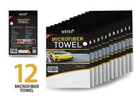 Microfiber Towel Shammy Microfiber Cleaning Cloth, Size 37cm x 57cm, Great for Washing and Detailing Automobiles Kitchen