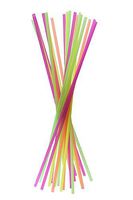 20" Extra Long Neon Straws - Pack of 300ct