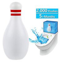 Automatic Toilet Bowl Cleaner New Generation Natural Disinfectant Scrub-Free Automatic Bathroom and Tank Cleaning System Bleach and Blue Cleaning with Scent Free 2000 Flushes