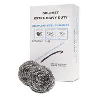 GEN Stainless Steel Scrubber, 12/Pack - Includes six boxes of 12 sponges each.