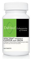 Davinci Labs - Spectra without Copper & Iron 240 tabs [Health and Beauty]