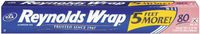Reynolds Wrap Aluminum Foil, 80 Square Feet  (Pack of 5)