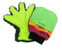 Car Wash Mitt - Car Wash Gloves Premium Chenille Microfiber Wash Mitt - Lint Free - Scratch Free