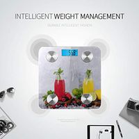 Bluetooth Body Fat Scale Home Made Raspberry Lemon Lemonades Served Smart Wireless Scale with LCD Display Measuring Body Weight Bmi and Health Digital Scale