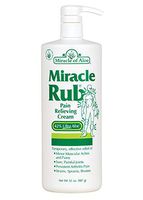 Miracle Rub Pain Relieving Cream 32 ounce bottle with pump with 42% UltraAloe