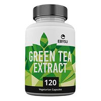 EBYSU Green Tea Extract - 120 Day Supply – 500mg Vegan Capsules with ECGC for Energy Boost & Weight Loss – Made in USA, Non GMO Supplement Pills