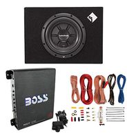 Rockford Fosgate R2S-1X10 10" 400W Subwoofer + Enclosure + 1100W Amp + Amp Kit