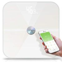 Bluetooth Body Fat Scale Scientific Smart BMI Scales 14 Physical Data LED Digital Bathroom Wireless Weight Scale Body Composition Analyzer with App Android Or iOS