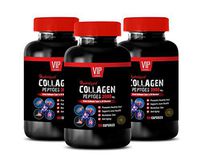 Joint Supplements for Men - Collagen PEPTIDES HYDROLYZED 3000 Mg - GMO Free - Collagen peptides for Hair Growth - 3 Bottles 360 Capsules