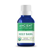 Holy Basil Organic Essential Oil from Ancient Apothecary, 15 mL - 100% Pure and Therapeutic Grade