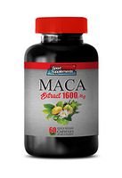 Male Energy and Stamina - testo Booster for Men - MACA Extract 1600 MG - Peruvian maca Root Capsules for Men - 1 Bottle 60 Capsules