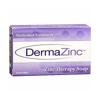 DermaZinc Zinc Therapy Soap Medicated Treatment 4.25 Ounce (120 grams) Per Bar - 5 Bars
