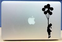 Banksy - Girl with Balloons - Vinyl MacBook/Laptop Decal Sticker Graphic