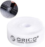 Hook-and-Loop Cable Management Tie ORICO Reusable Fastening Nylon Cable Organizer- 16.4 ft/Roll-White