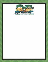 Minions Happy St Patrick's Day Stationery Printer Paper 26 Sheets