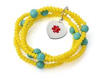 Lemon Twist Bracelet - Medical ID (Engraving Included)