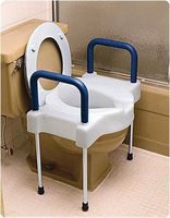 Extra Wide Tall-Ette Elevated Toilet Seat with Legs by Rolyn Prest