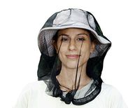 CROC N FROG Mosquito Net Mesh, Finest Holes, Mosquito Netting, Bug Face Shield, Premium Soft Durable Fly Screen, Protection for Any Outdoor Lover, Carry Bag, Safe for Skin