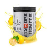 MTN OPS Ignite Supercharged Energy Drink Mix, 45-Serving Tub, Hush Lemonade (Limited Edition)