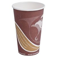 ECO-PRODUCTS,INC. Hot cups made from recycled fiber have leakproof lining and smooth-rolled rim. "Includes 1,000 cups." Manufacturer Part Number: ECP EP-BRHC16-EW