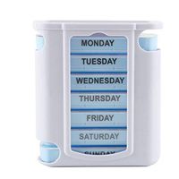Plus Mi Life 28 Compartment Pill Box 7 Day Weekly Medicine Storage Organizer Container Case