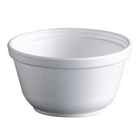 Dart 10 oz Insulated Foam Hot/Cold Bowl, 10B20 (1,000 Count),White
