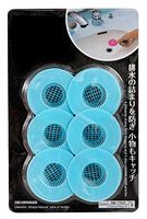 BIRD WORKS NEW 6PCS Thicken PVC bathroom kitchen sink filter wash basin drain hair leaking anti-blocking household items accessories tools: Blue