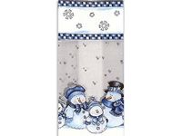 Pack of 100, Snowman Kin 4 x 2 x 9" Cello Bags 1.2 Mil for Christmas & Holiday Packaging, for Gift Baskets, Candy, Nuts or Small Items