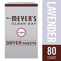 Mrs. Meyer's Clean Day Dryer Sheets, Lavender, 80 ct (2 Pack, 80ct)