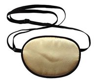 Linshing-Natural Silk Eye Patch for Adults' or Children's Amblyopia Strabismus Astigmatism Training Eye Mask (Adult, Champange)
