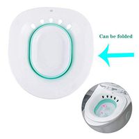 QBYLYF Sitz Bath with Flusher OverThe-Toilet Perineal Soaking Bath,Avoid Squatting for Hemorrhoidal Relief, for Pregnant Women,for Post-Episiotomy Patients On The Toilet (Color : Green)